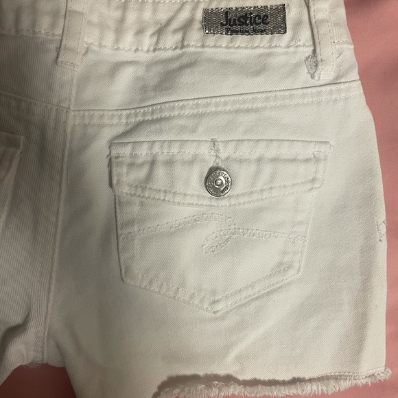 Justice White Jeans Shorts - Picture 3 of 4